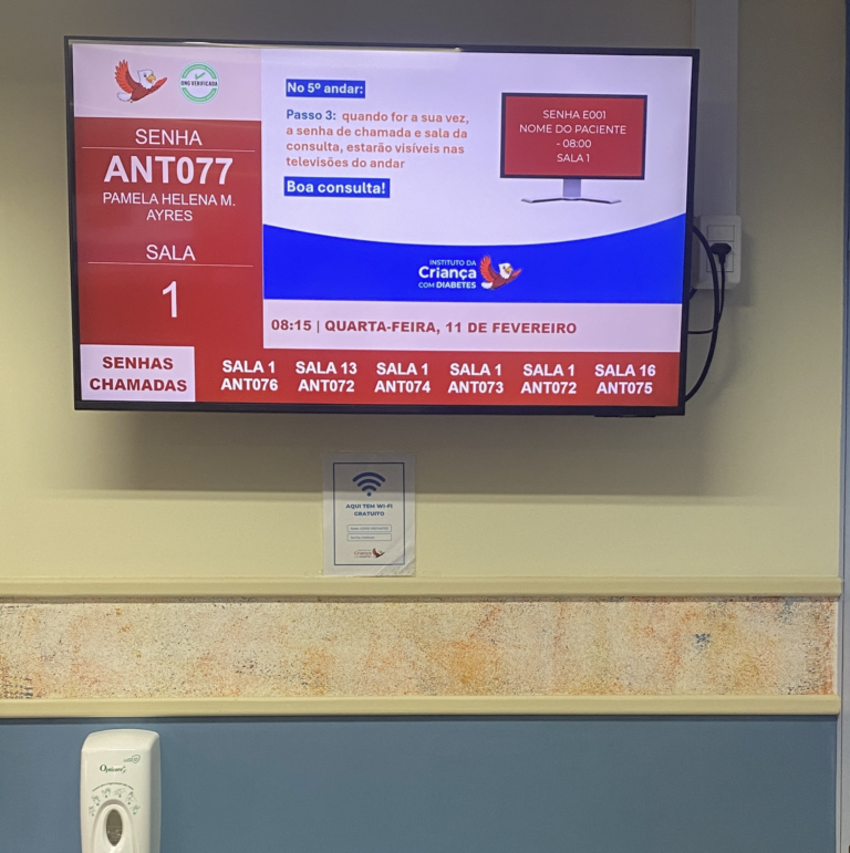 sistema para chamar paciente pelo nome