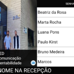 chama paciente na tv