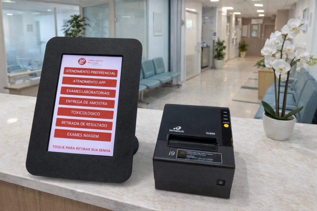 equipamento de senha atendimento