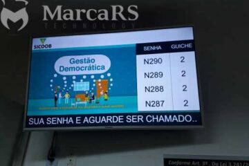 sistema de senha para chamar na TV