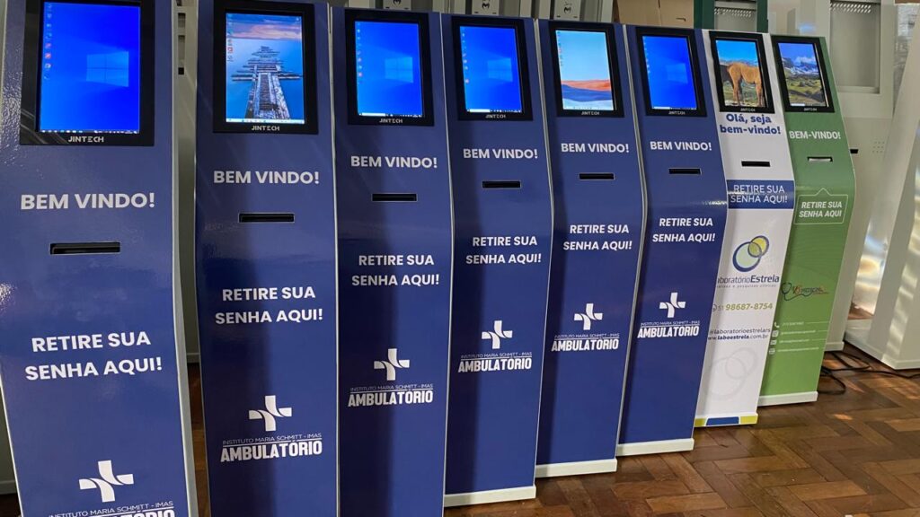 totem de senhas