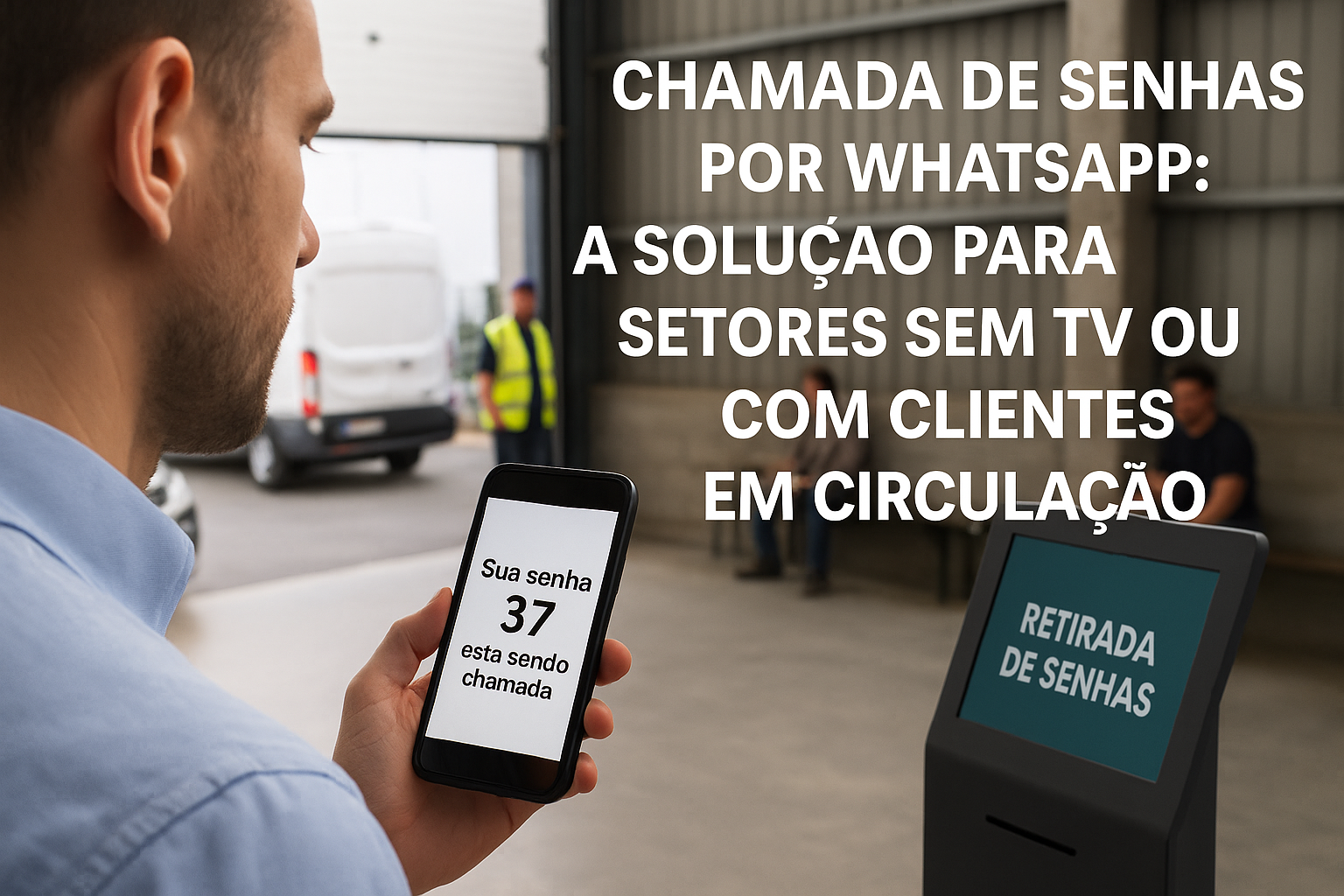 Chamada de Senhas por WhatsApp: A Solução para Setores sem TV