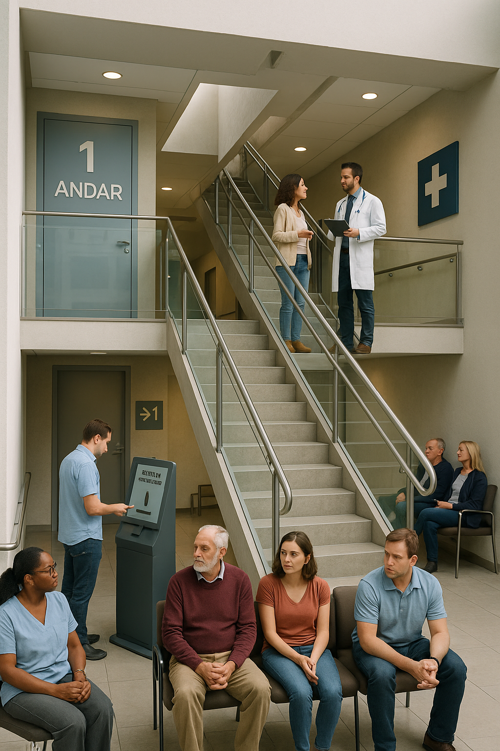 Totem Inteligente: Direcionamento de Pacientes por Andar